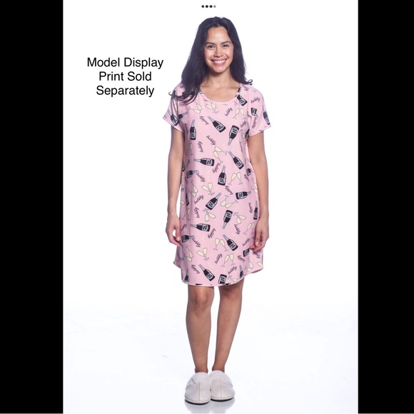 🌟Printed Night Shirt - Picture 4 of 4